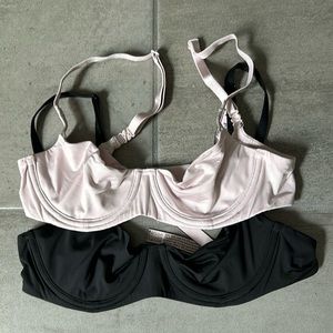 2 Victoria Secret Bras. Wired, no padding, mid cup. Size 32 A (XS).